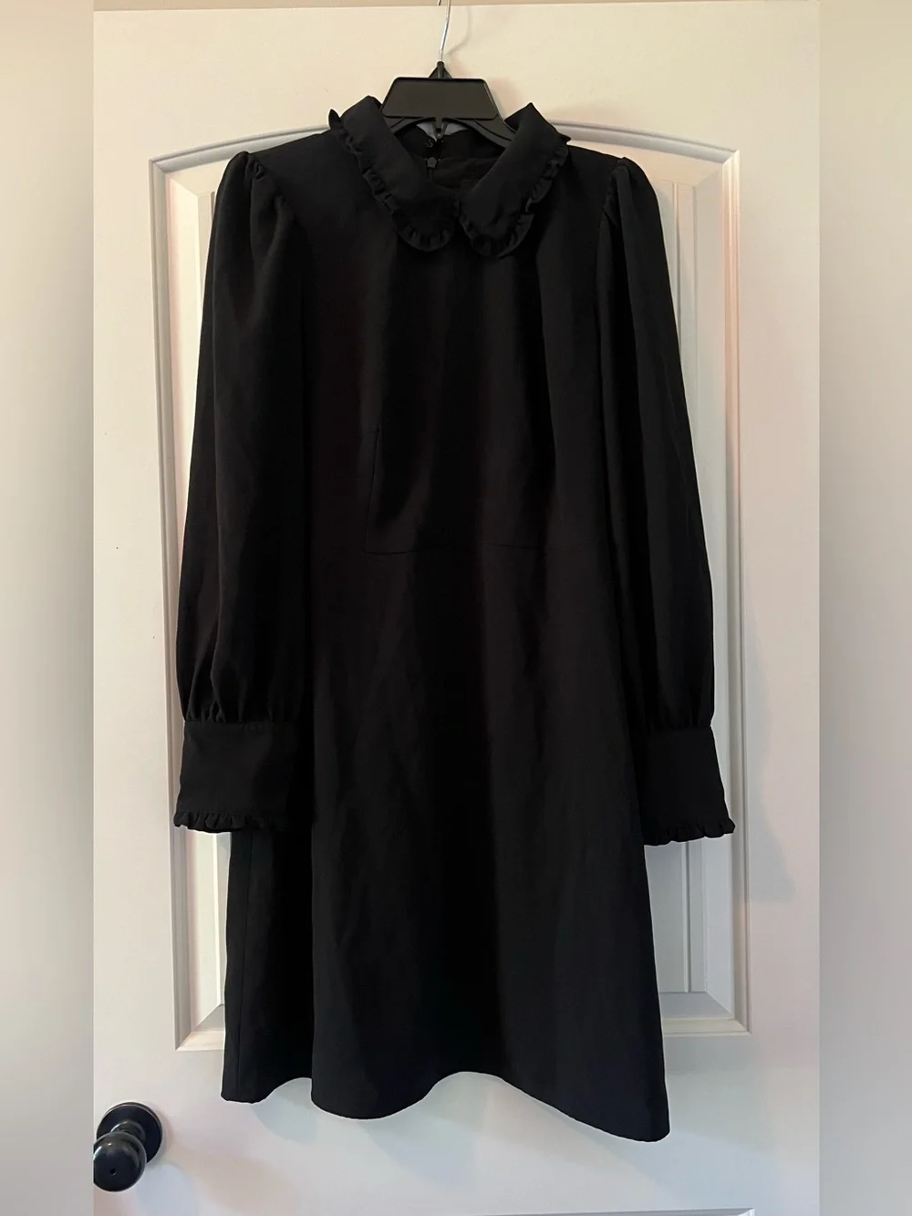 J.Crew A-line Dress With Ruffle Collar Wednesday Adam’s Dress Women’s Size 10